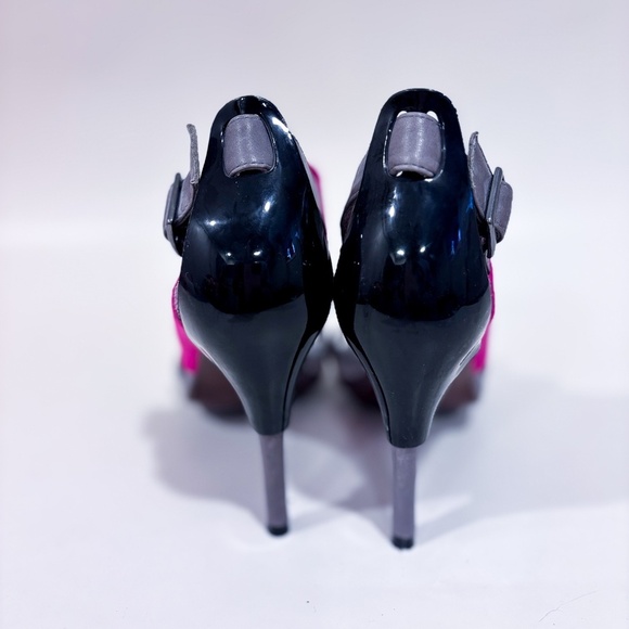 UNITED NUDE Grey & Pink Heeled Sandals - Picture 5 of 8